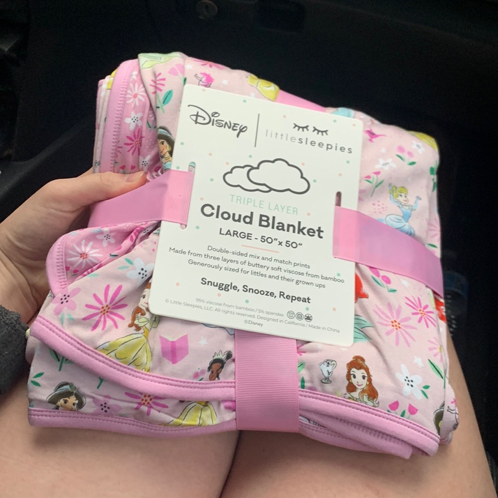 Little Sleepies Disney Princess Cloud Blanket
